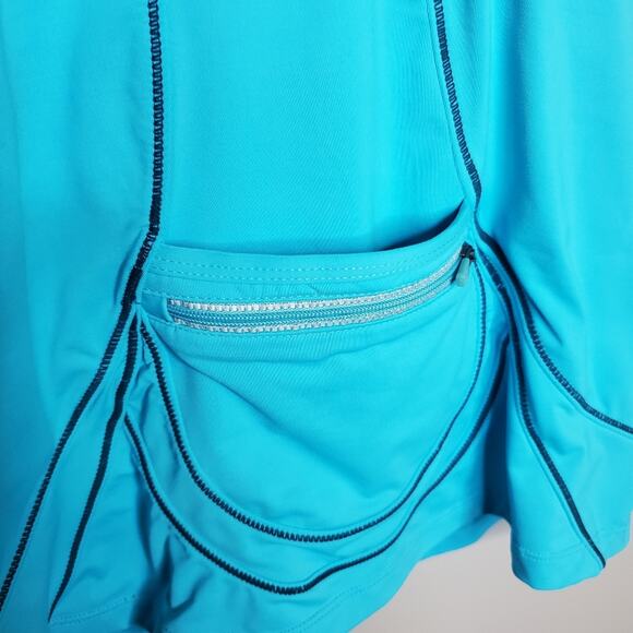 Athleta Energy Tank Top Built In Bra Teal Women's Size Small - Picture 12 of 16